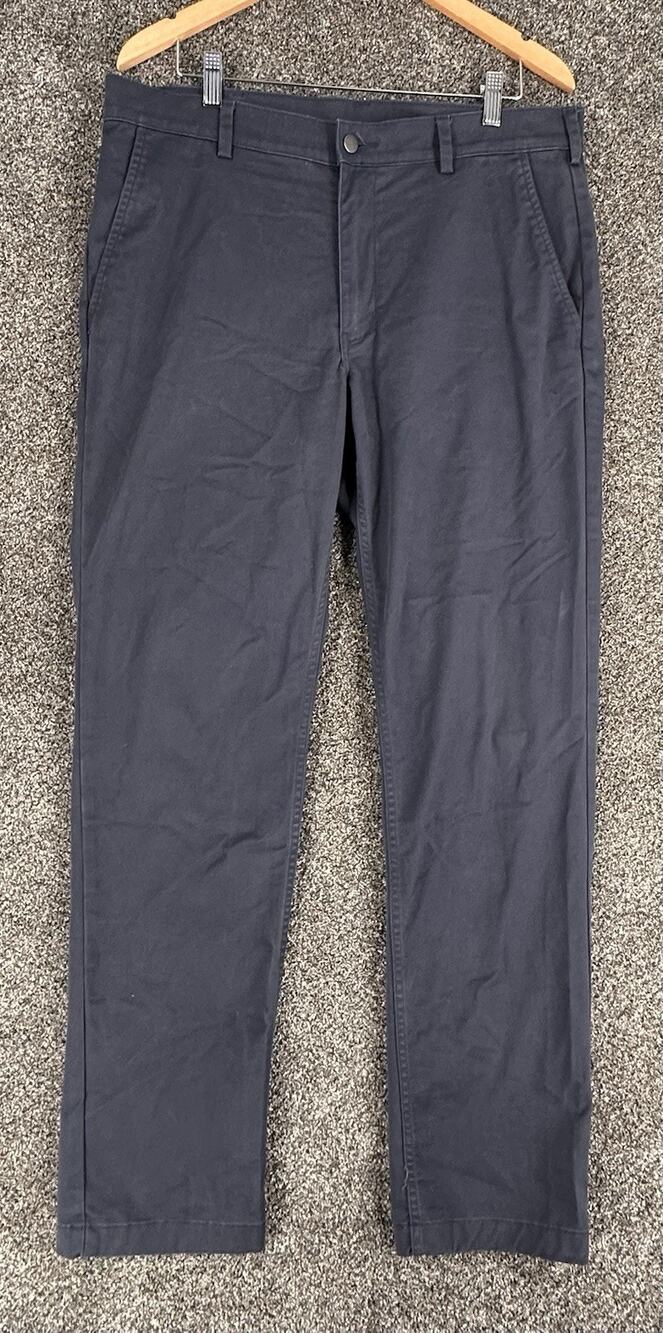 Duluth Trading Men’s Pants 36x34 40 Grit Utility Workwear Navy